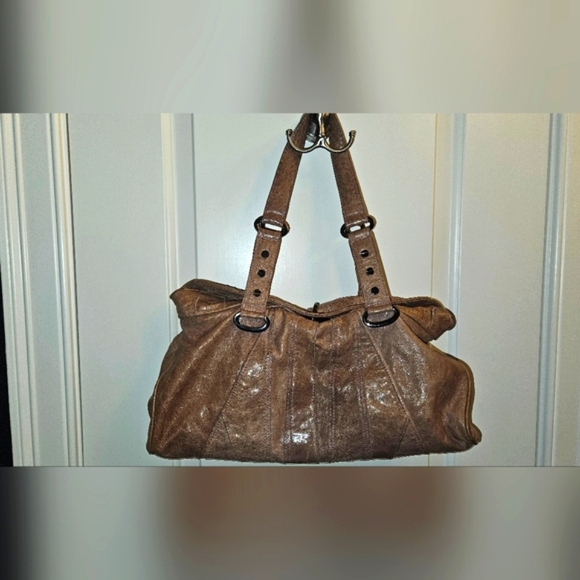 Treesje Lavender Glossy Leather Hobo - Picture 5 of 6